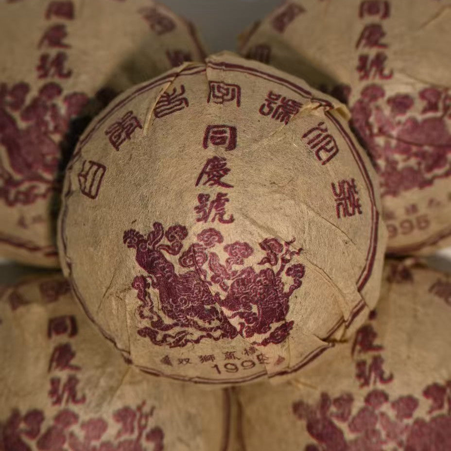 1995 Tong Qing Hao tuo cha raw pu-erh tea 100g