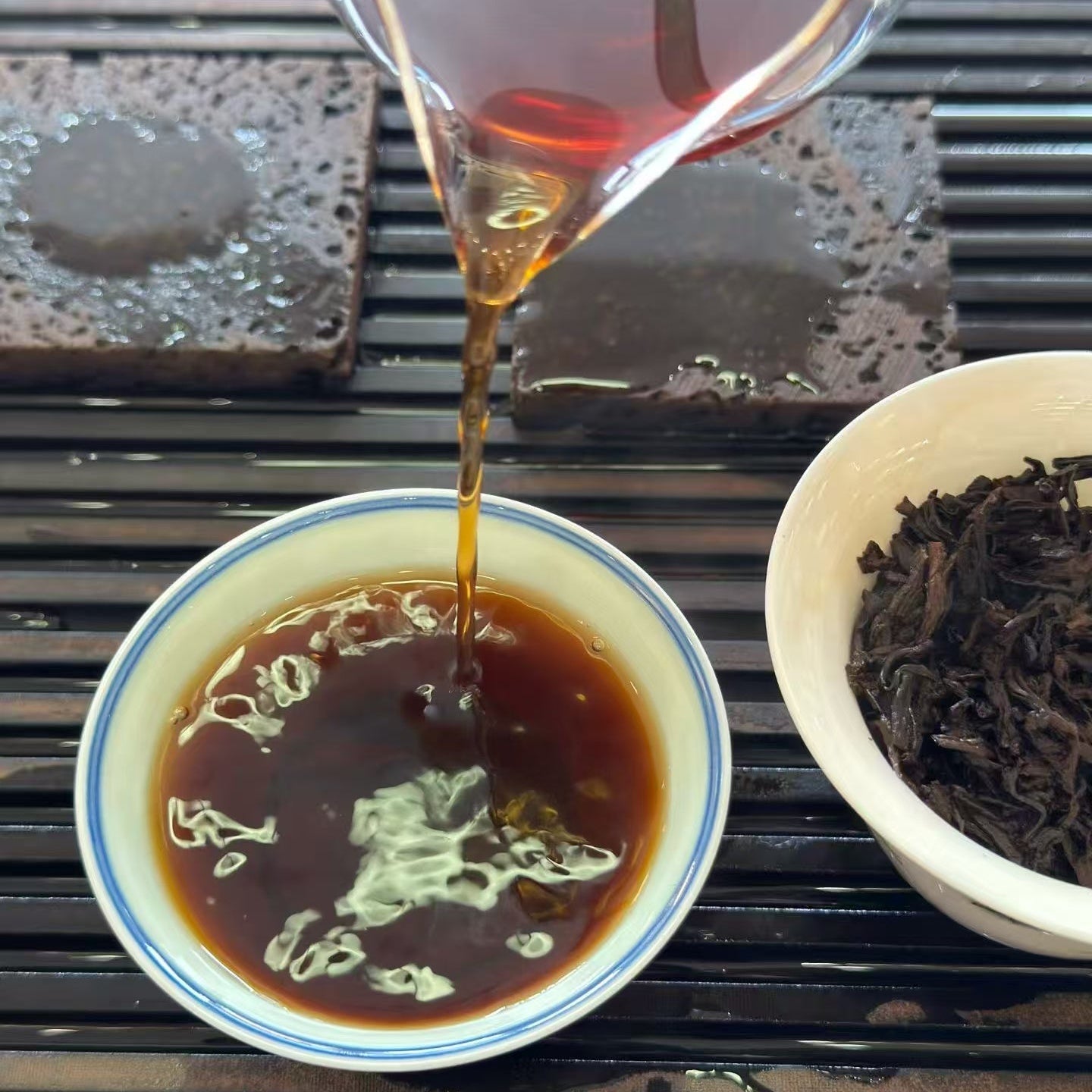 brewed ripe pu-erh tea smooth and clear