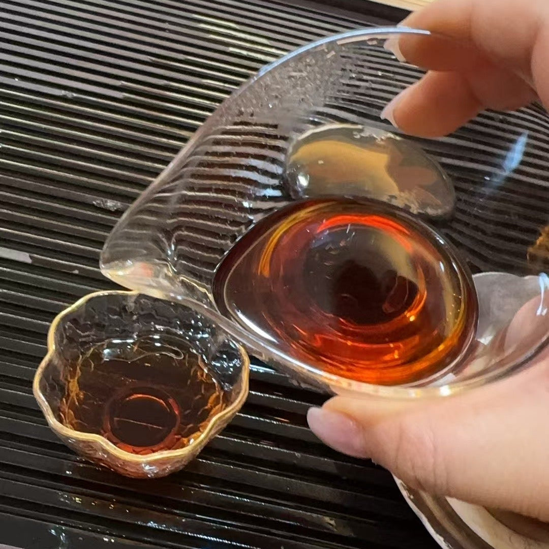 premium shou pu-erh tea 2009 cake clear bright red tea liquor